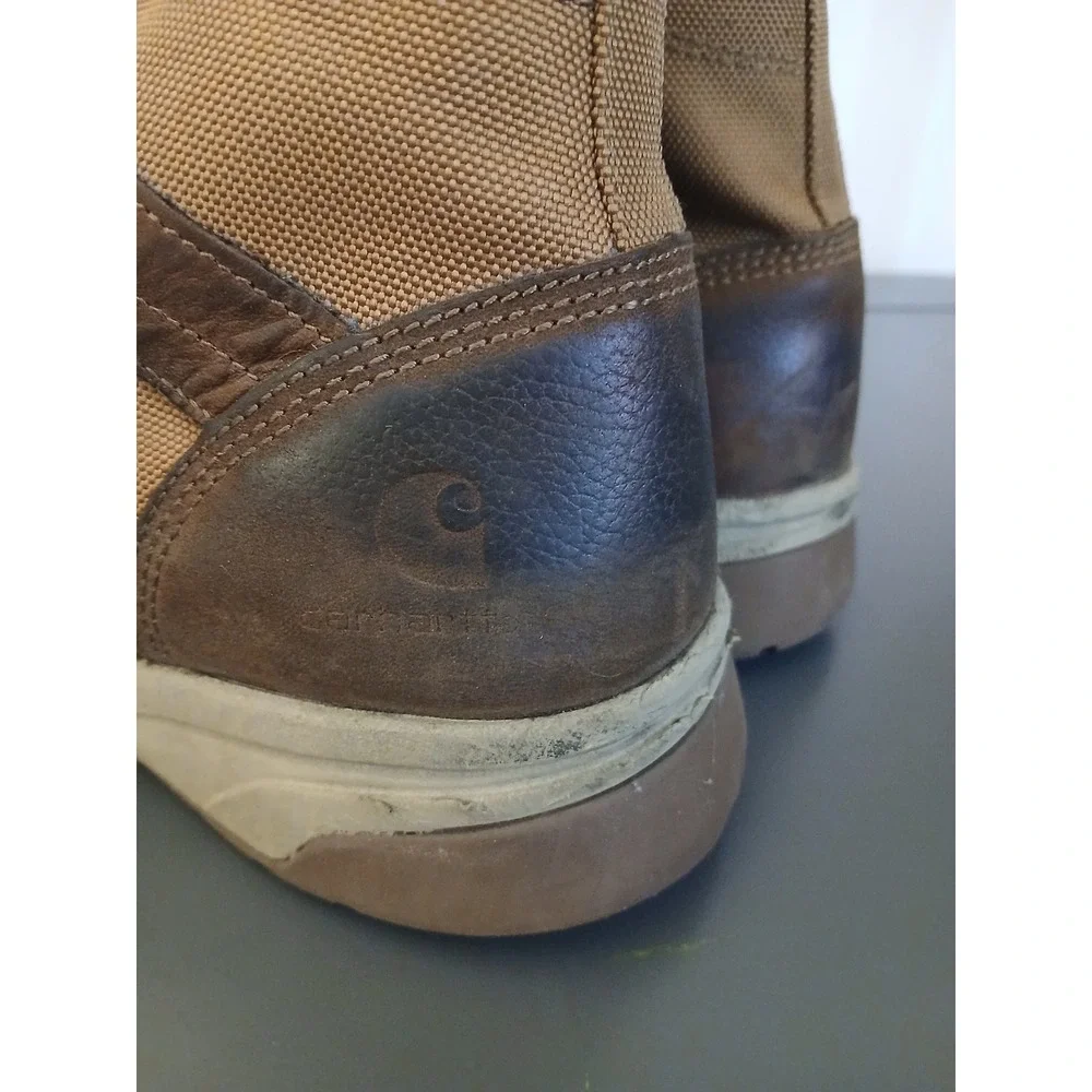 Carhartt Force Mens 13 Brown Leather Composite Toe Work Safety Boots